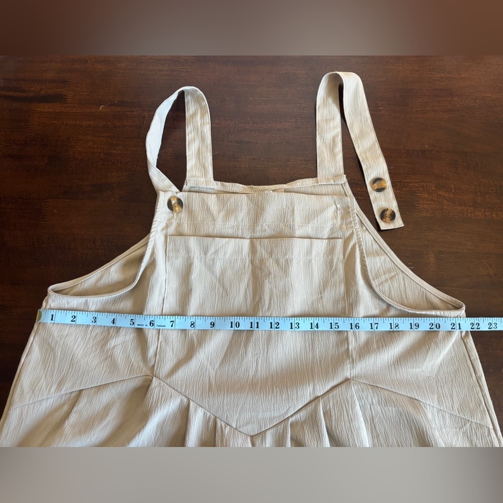 Jumpsuit - Women’s Tan, Full Length, Wide Leg, Jumpsuit. Size 2X - Picture 7 of 8